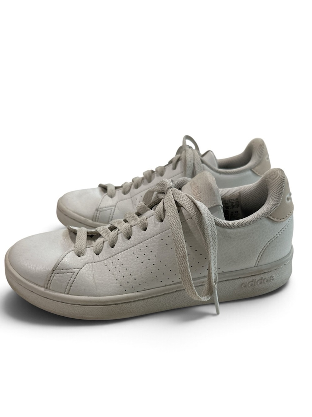 ADIDAS CLOUDFOAM comfort Shoes White Sneakers - size 5